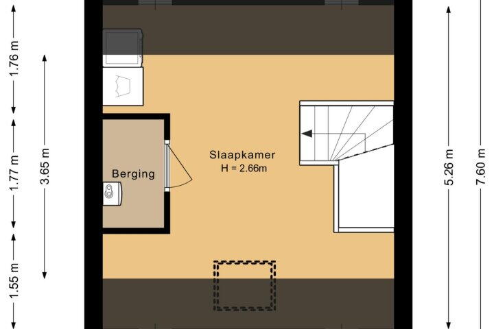 Plattegrond – Madeliefstraat 17, Heerhugowaard
