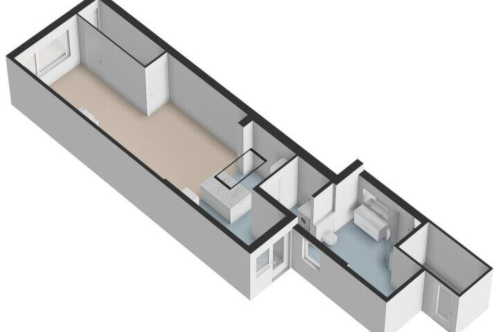 Plattegrond – M A de Ruyterstraat 27, Meppel