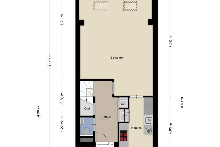Plattegrond – Magnolialaan 24, Lent