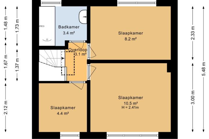 Plattegrond – Magnoliastraat 12, Roden