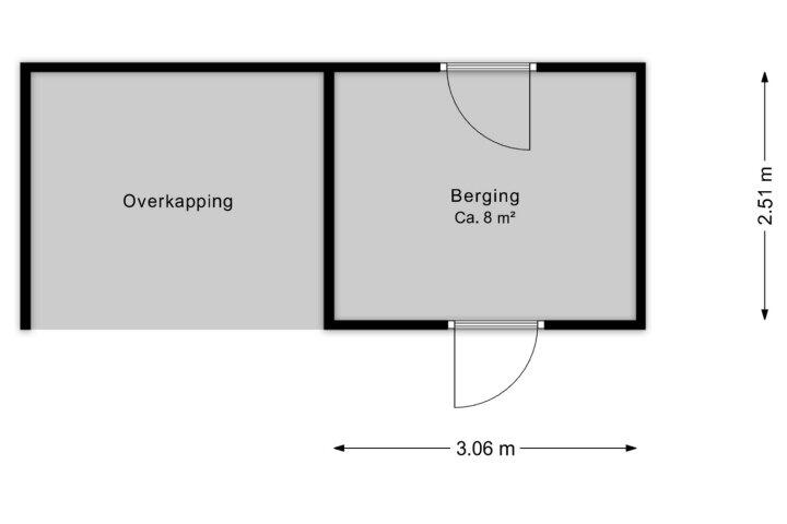 Plattegrond – Magnoliastraat 22, Bovensmilde