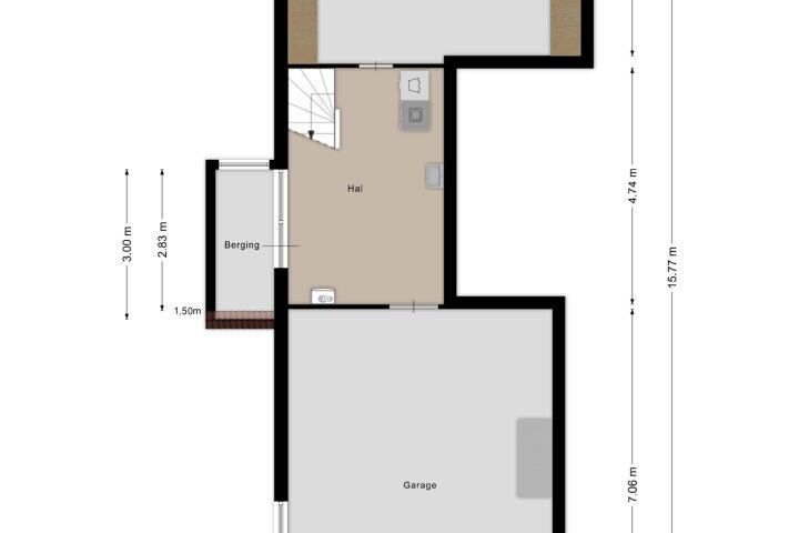 Plattegrond – Mahlerlaan 3, Roosendaal