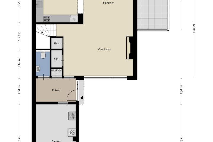 Plattegrond – Malsenlaan 19, Arnhem