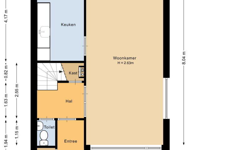 Plattegrond – Malvert 1130, Nijmegen