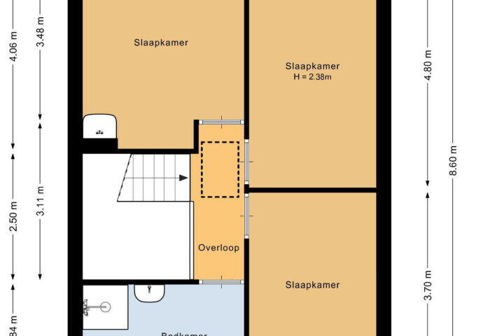Plattegrond – Malvert 1130, Nijmegen