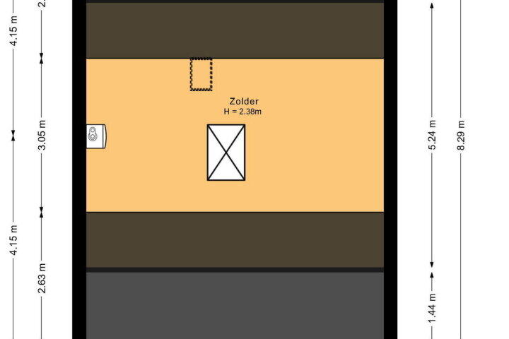 Plattegrond – Malvert 1130, Nijmegen