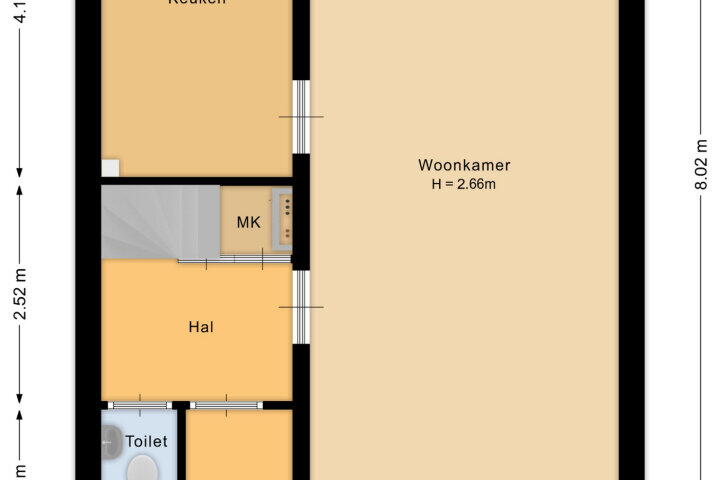 Plattegrond – Malvert 7376, Nijmegen