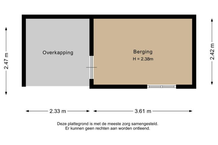 Plattegrond – Malvert 7376, Nijmegen