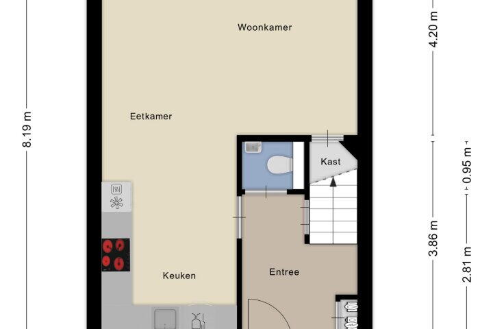 Plattegrond – Mangaan 23, Zeewolde