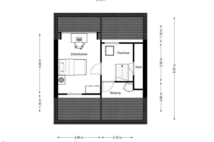 Plattegrond – Manger Catsperk 25, Drachten