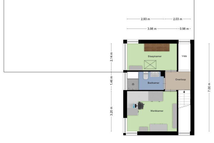Plattegrond – Mangoberg 18, Roosendaal