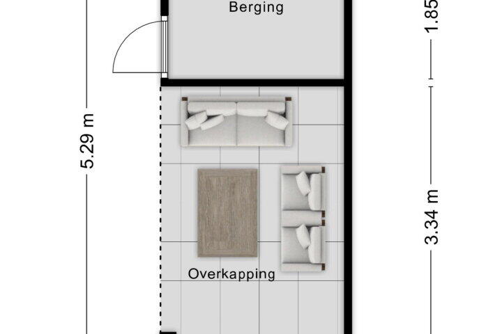 Plattegrond – Mangoberg 18, Roosendaal