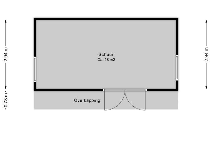 Plattegrond – Marcelisstraat 25, Hoogersmilde