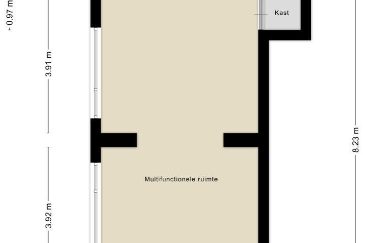 Plattegrond – Marchantstraat 23, Nijmegen