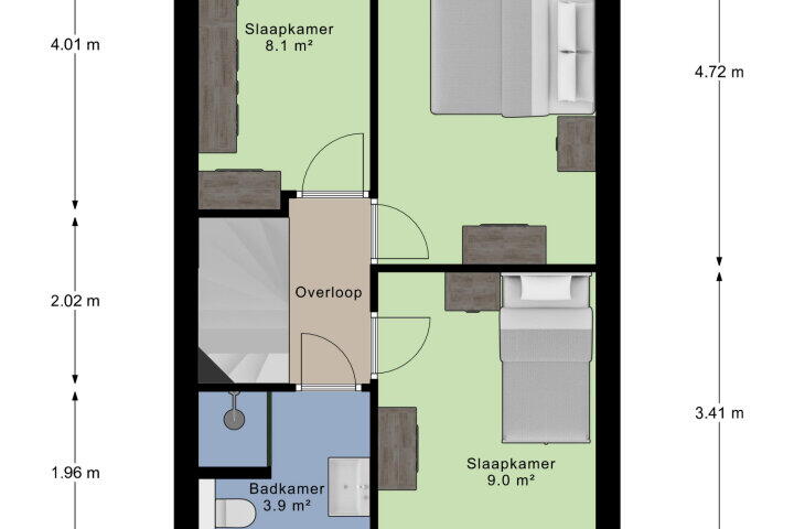 Plattegrond – Marga Klompélaan 297, Arnhem