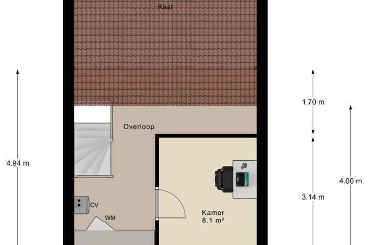 Plattegrond – Marga Klompélaan 297, Arnhem