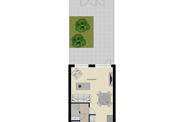 Plattegrond – Marga Klompélaan 297, Arnhem