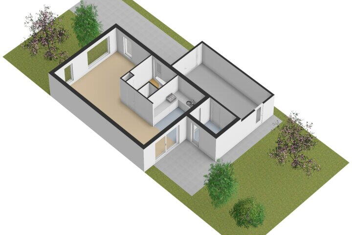 Plattegrond – Marga Klompelaan 4, Vlissingen