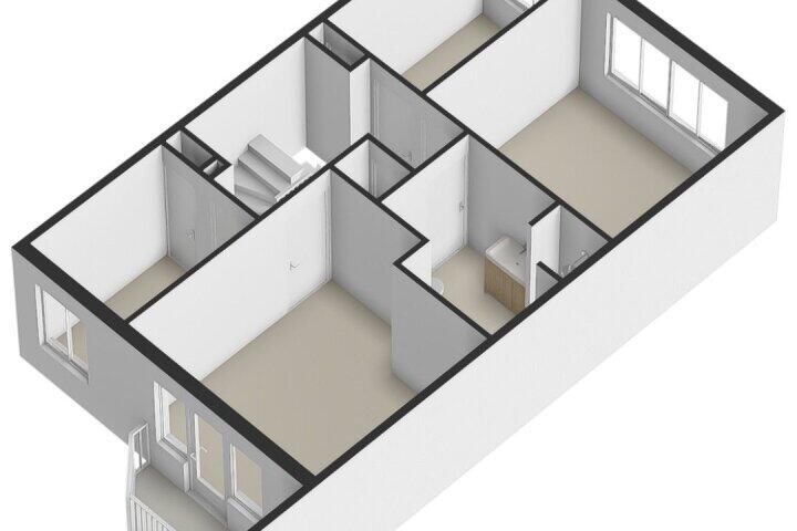 Plattegrond – Margriete van Clevelaan 2, Amstelveen