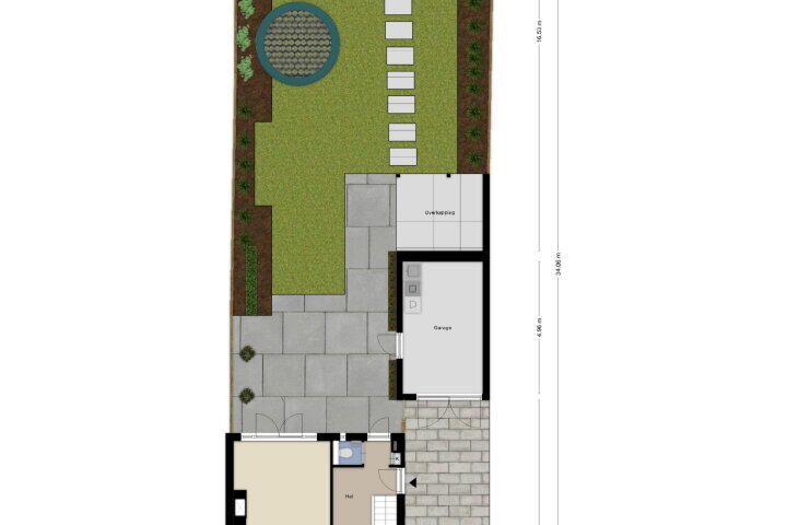 Plattegrond – Margrietstraat 9, Wijchen
