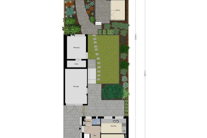 Plattegrond – Margrietstraat 11, Wijchen