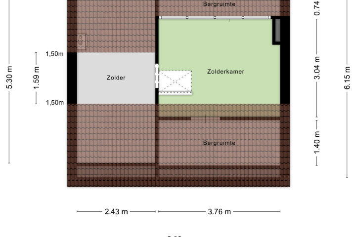 Plattegrond – Margrietstraat 11, Wijchen