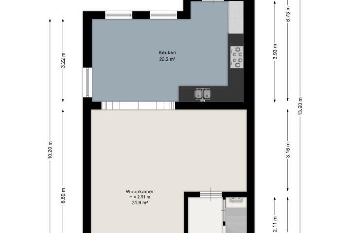 Plattegrond – Margrietstraat 31, Sint-oedenrode