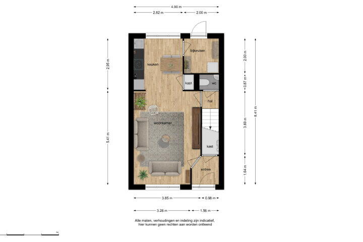 Plattegrond – Maria Koijenhof 55, Breda