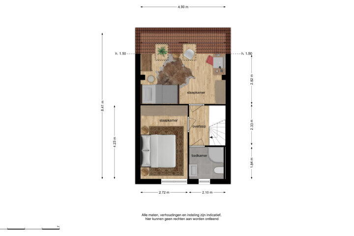 Plattegrond – Maria Koijenhof 55, Breda