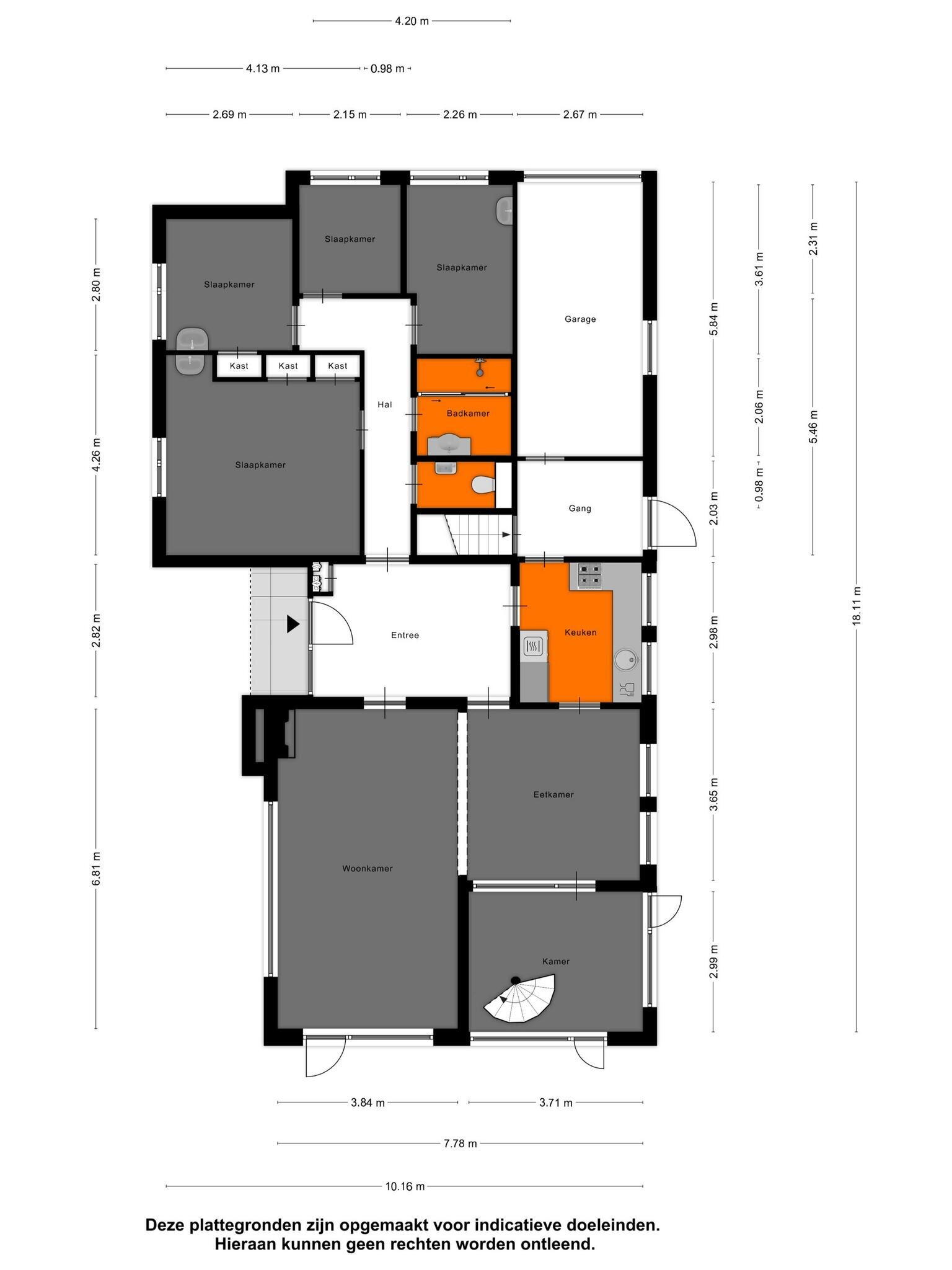 Plattegrond 1 - Marialaan 113, Reusel