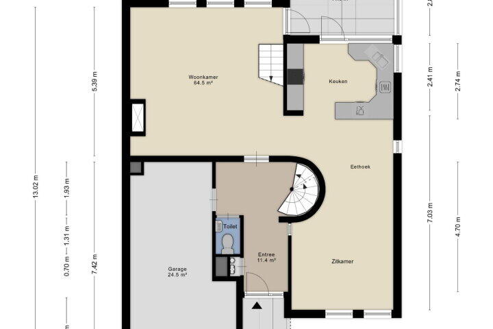 Plattegrond – Mariamunster 53, Berg En Terblijt