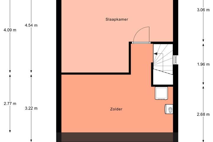 Plattegrond – Maria Zegwaart-de Korte erf 6, Heerhugowaard
