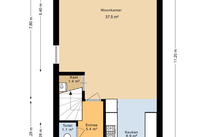 Plattegrond – Mariënwold 73, Steenwijkerwold