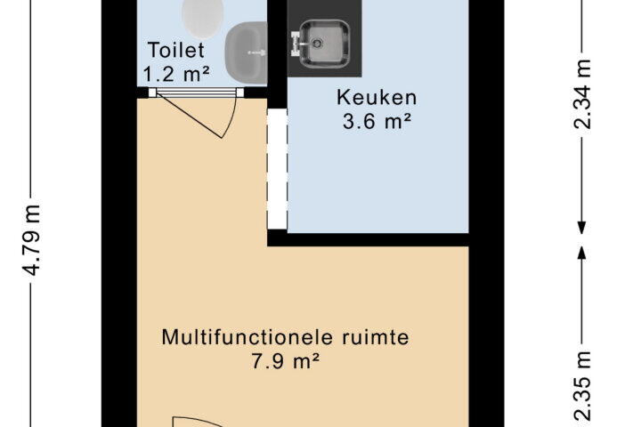 Plattegrond – Mariënwold 73, Steenwijkerwold