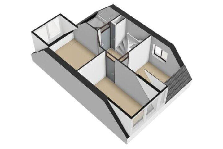 Plattegrond – Mariushof 26, Heide