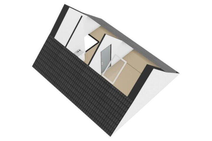 Plattegrond – Mariushof 26, Heide