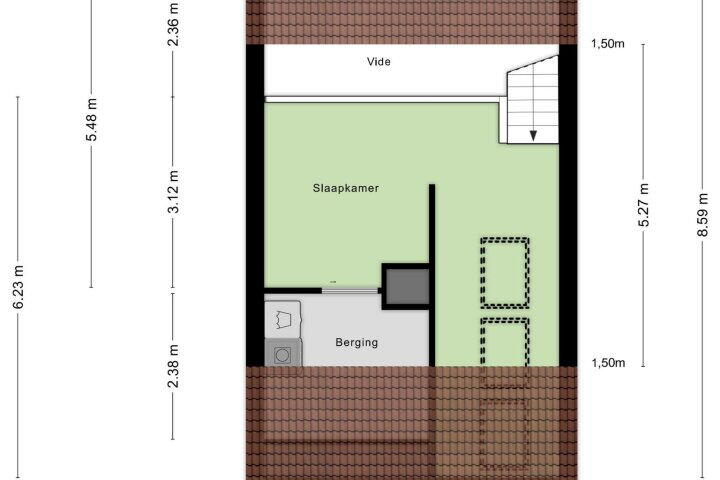Plattegrond – Markendaalseweg 28 E6, Breda