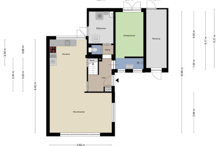Plattegrond – Markescheiding 20, Gieten