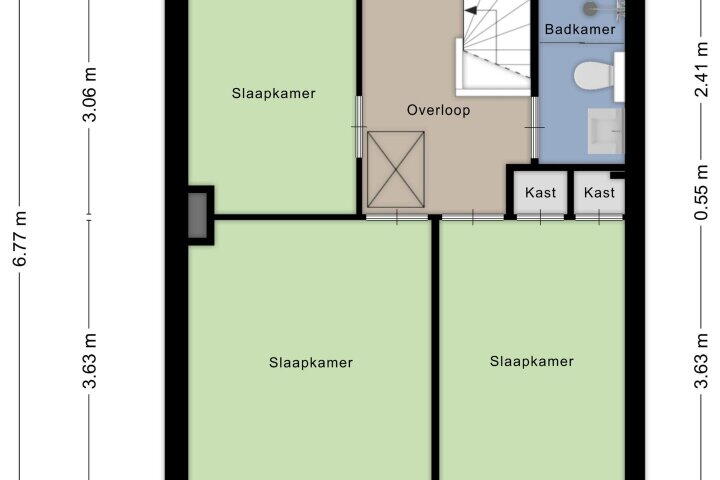 Plattegrond – Markescheiding 20, Gieten