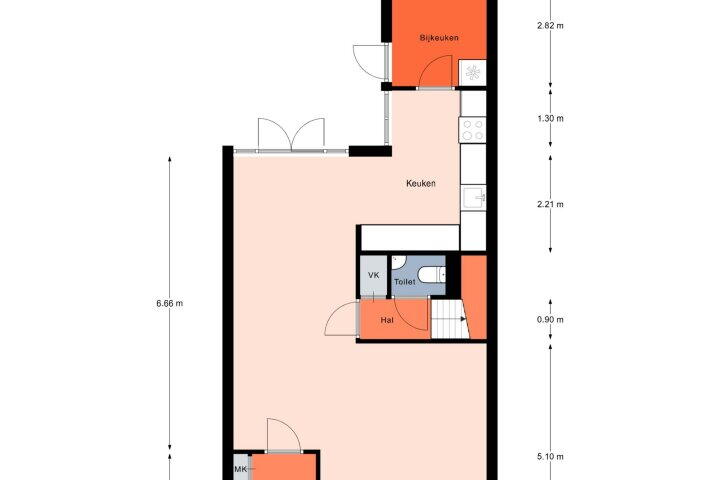 Plattegrond – Markiezenhof 9, Roden