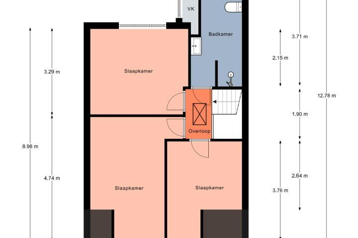 Plattegrond – Markiezenhof 9, Roden