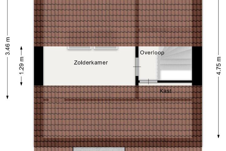 Plattegrond – Markslaghoek 28, Enschede