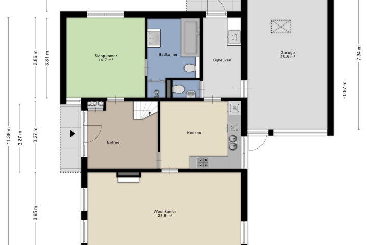 Plattegrond – Marktpad 11, Nederasselt