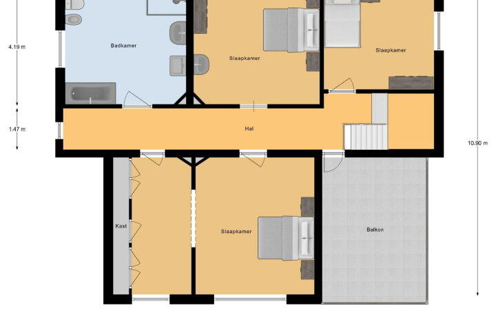 Plattegrond – Marktstraat 5, Echt