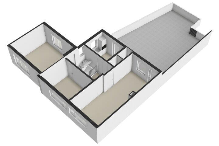 Plattegrond – Marktstraat 28 A, Beek
