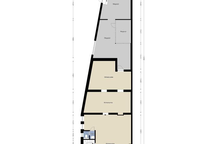 Plattegrond – Marktstraat 28 A, Beek