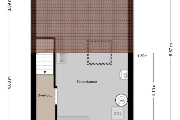 Plattegrond – Marmotberg 7, Roosendaal