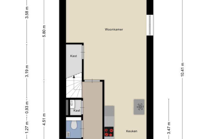 Plattegrond – Marskramer 104, Wijchen