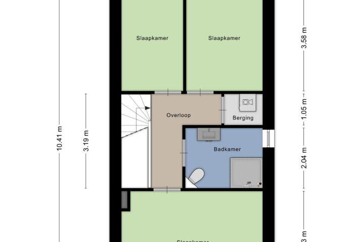 Plattegrond – Marskramer 104, Wijchen