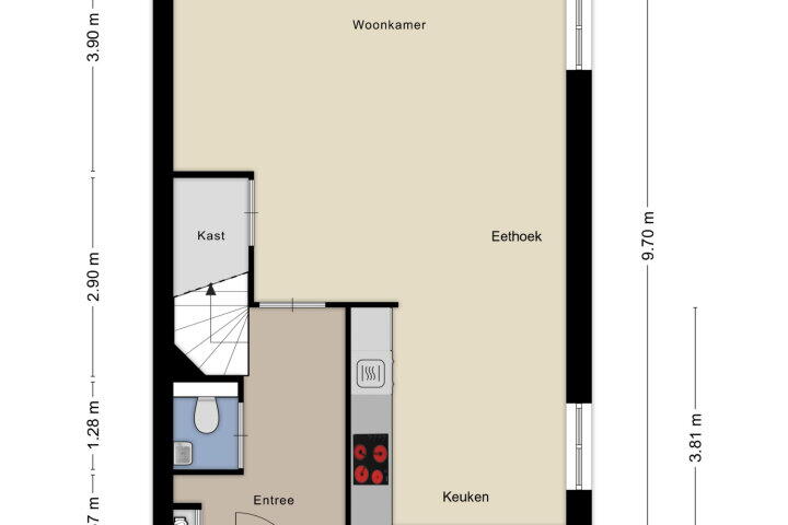 Plattegrond – Marskramer 11, Wijchen
